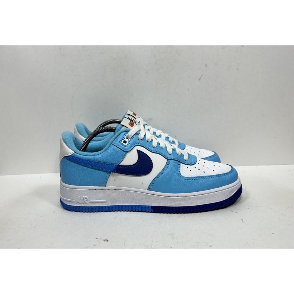 Nike Air Force 1 07 LV8 Split Light Photo Blue White DZ2522-100 Men's Size 9